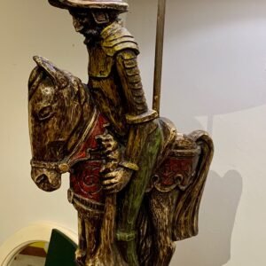 MCM Don Quixote & Horse Lamp